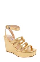 Women's Charles David Judy Platform Sandal .5 M - Metallic