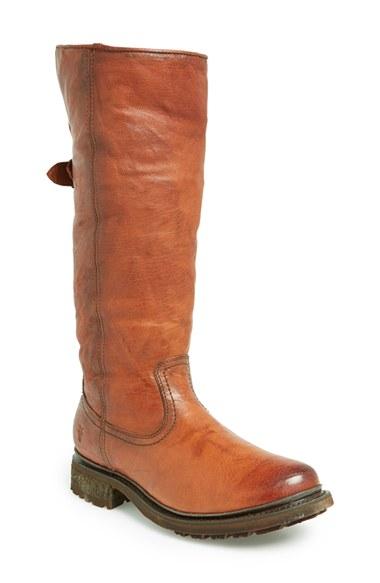 Women's Frye 'valerie' Pull On Shearling Boot M - Brown