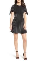 Women's Speechless Stripe A-line Dress - Black