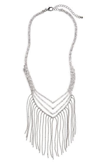 Women's Lula Crystal & Fringe Necklace