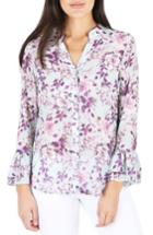 Women's Kut From The Kloth Gilda Bell Sleeve Blouse - Green