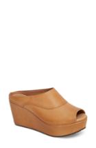 Women's Chocolat Blu Wind Platform Wedge Mule .5 M - Brown