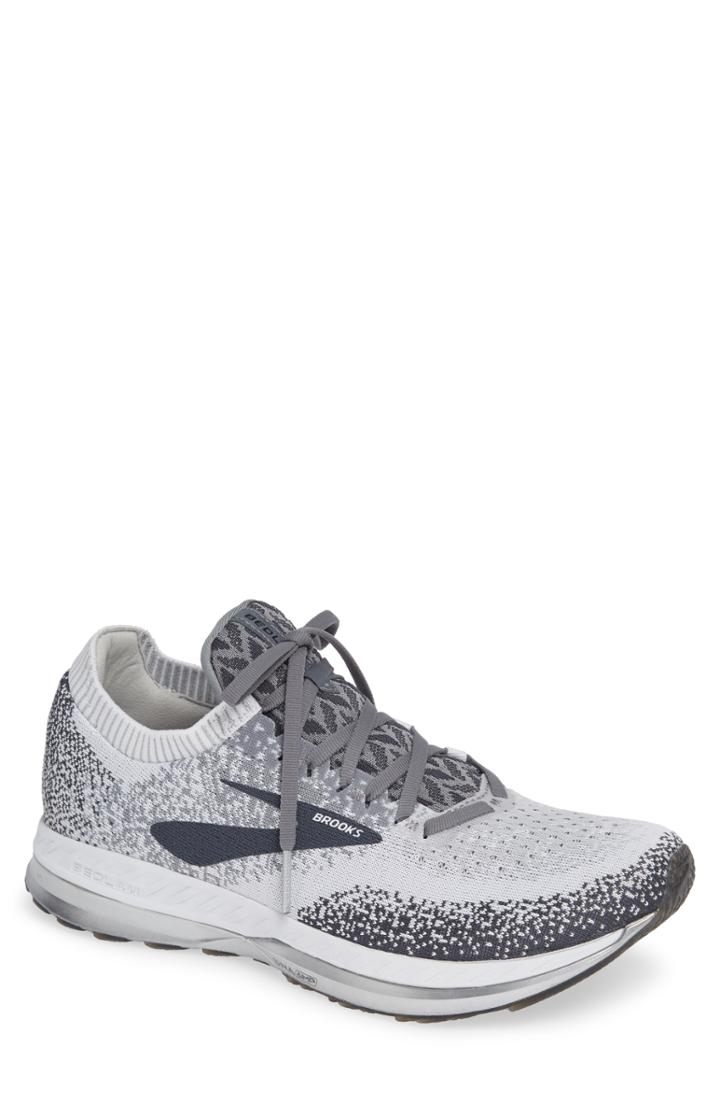 Men's Brooks Bedlam Running Shoe .5 D - Grey