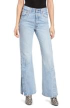 Women's Levi's Ribcage Super High Waist Split Flare Jeans 32 - Blue