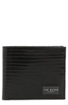Men's Ted Baker London Slayts Leather Wallet - Black