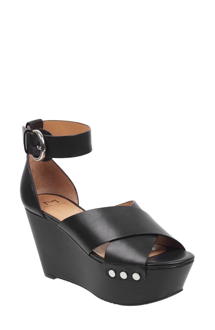 Women's Marc Fisher D Beate Platform Wedge, Size 5 M - Black