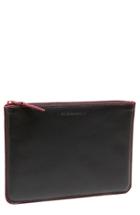 Comme Des Garcons 'marvellous' Leather Zip-up Pouch -