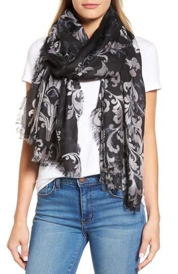Women's Nordstrom Heirloom Damask Cashmere & Silk Scarf