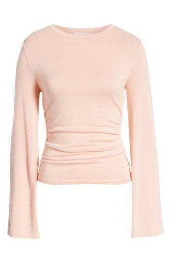 Women's Leith Flare Sleeve Cinch Top, Size - Pink
