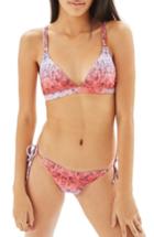 Women's Topshop Festival Ombre Bikini Top Us (fits Like 0-2) - Pink