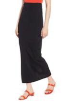 Women's Lewit Compact Knit Maxi Skirt - Black