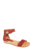 Women's Pikolinos 'alcudia' Ankle Strap Sandal Eu - Red