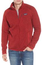 Men's Patagonia Better Sweater Zip Front Jacket, Size - Red