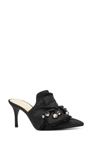Women's Nine West Macadamia Embellished Mule M - Black