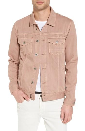 Men's Paige Scout Denim Jacket, Size - Pink