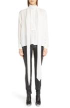Women's Treasure & Bond Micro Pleat Button Up Blouse - Ivory