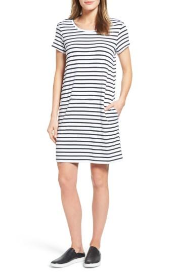Women's Caslon Knit Shift Dress, Size - Black