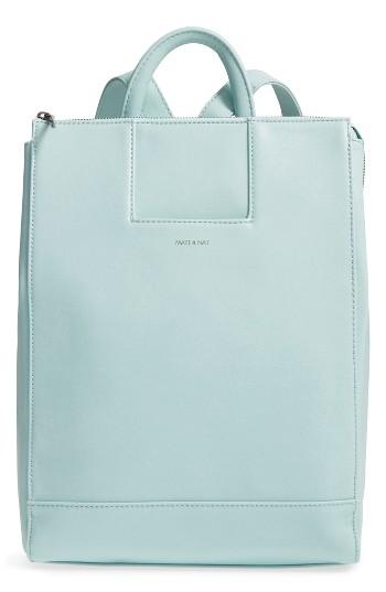 Matt & Nat 'katherine' Faux Leather Backpack - Blue