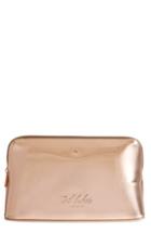 Ted Baker London Lauran Mirrored Wash Bag, Size - Rose Gold