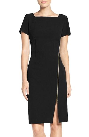 Women's Julia Jordan Side Zip Sheath Dress