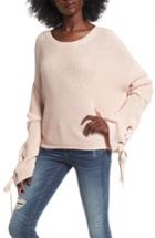 Women's Love By Design Grommet Sleeve Pullover - Pink