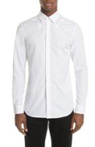 Men's Givenchy Embroidered Star Dress Shirt - White