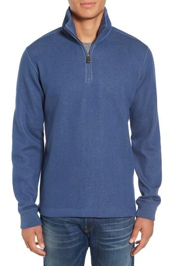 Men's Cova Upper Deck Half Zip Pullover, Size - Blue