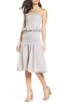 Women's Cooper St. Grey Violet Smocked Midi Dress - Grey