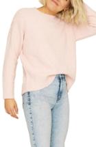 Women's Sanctuary Teddy Textured Knit Sweater - Pink