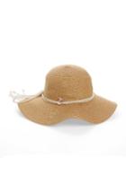 Women's Bp. Rope Bow Straw Look Hat -