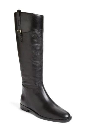 Women's Burberry 'copse' Riding Boot Us / 36eu - Black