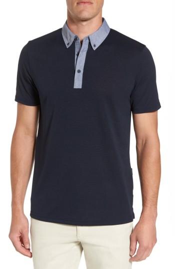 Men's Ag Desoto Polo, Size - Blue