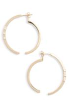 Women's Sterling Forever Circle Illusion Hoop Earrings