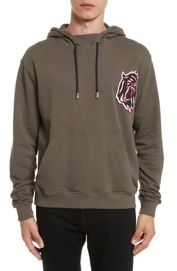Men's Versus By Versace Lion Hoodie - Green