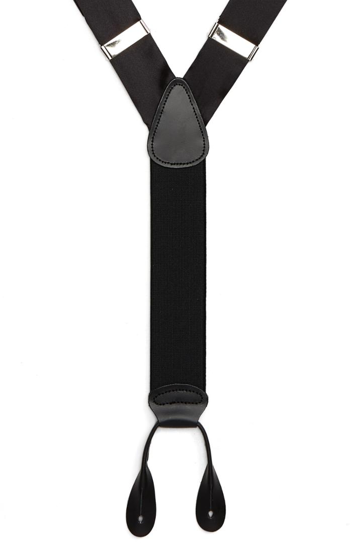 Men's Nordstrom Men's Shop Formal Satin Suspenders