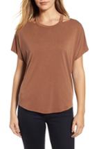 Women's Nic+zoe Seasonless Cutout Top - Brown