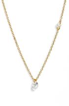 Women's Nordstrom Cubic Zirconia Briolette Pendant Necklace