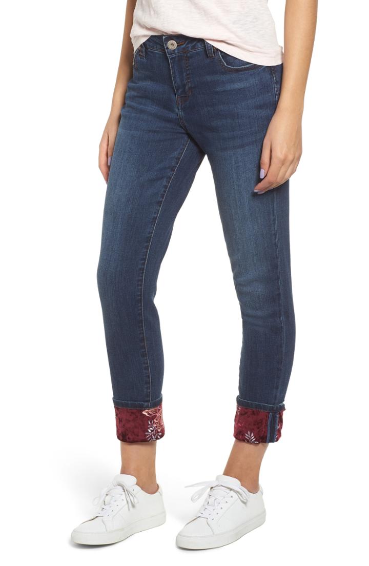 Women's Jag Carter Embellished Girlfriend Jeans