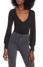 Women's Ten Sixty Sherman Plunging Bodysuit - Black