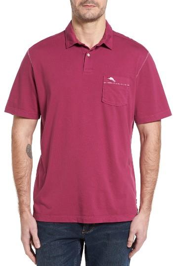 Men's Tommy Bahama Bahama Reef Jersey Polo - Red