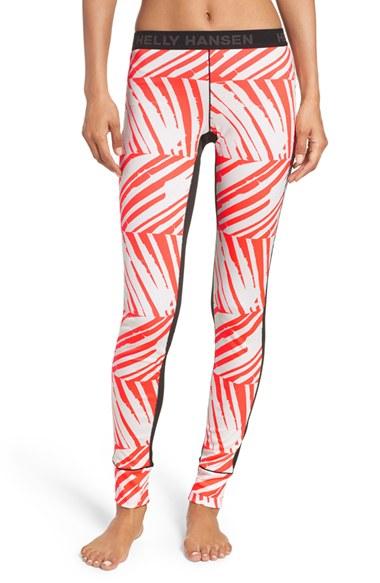 Women's Helly Hansen Graphic Flow Leggings - Coral