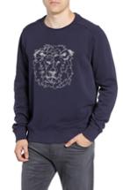 Men's Bonobos Slim Fit Lion Embroidered Sweatshirt - Blue