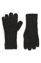Women's Lamini Varick Alpaca Gloves, Size - Black