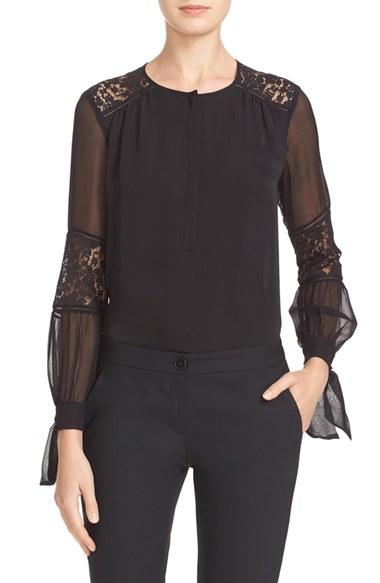 Women's Rebecca Taylor 'sarah' Silk Blouse