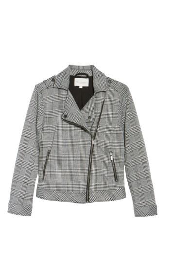 Women's Two By Vince Camuto Textured Knit Plaid Jacket