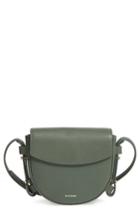 Skagen Mini Lobelle Leather Saddle Bag - Green
