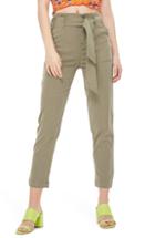 Women's Topshop Popper Utility Trousers Us (fits Like 10-12) - Green