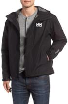 Men's Helly Hansen 'seven J' Waterproof & Windproof Jacket, Size - Black