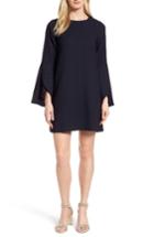 Women's Halogen Tulip Sleeve Shift Dress - Blue