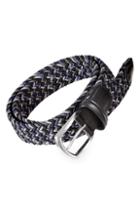 Men's Andersons Multi-color Stretch Woven Leather - Blue Multi